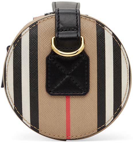 burberry vintage check barrel bag